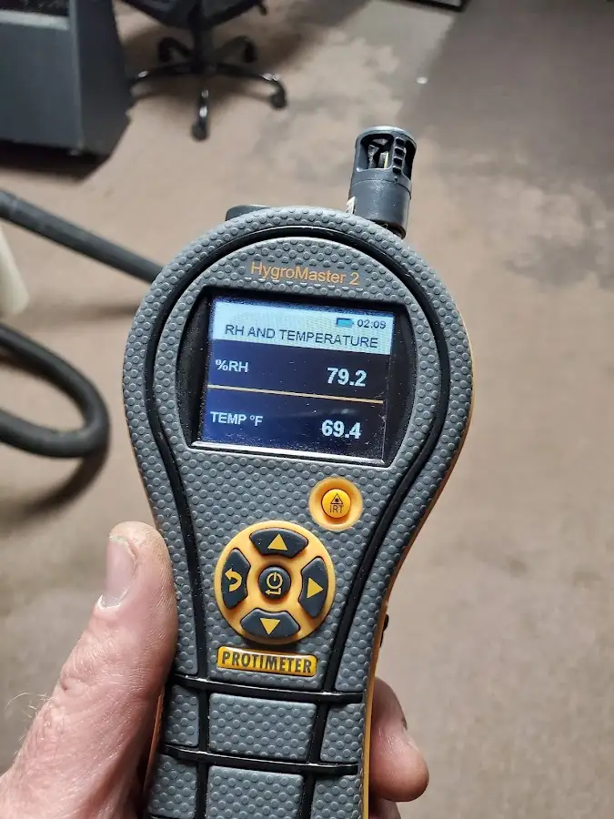 Moisture meter humidity assessment for Fire & Smoke Damage Restoration in Orchard Homes